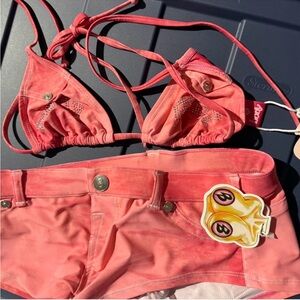 Stylish Pink Bikini Set